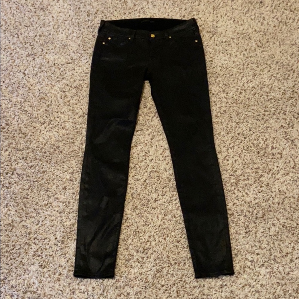 7 Jeans ! Black (Coated black)